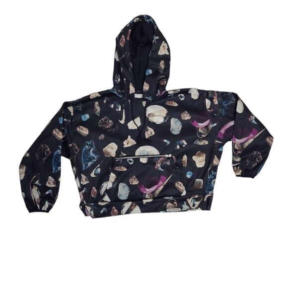 NIKE dri-fit standard issue crystals pullover boxy hoodie L - Picture 3 of 11